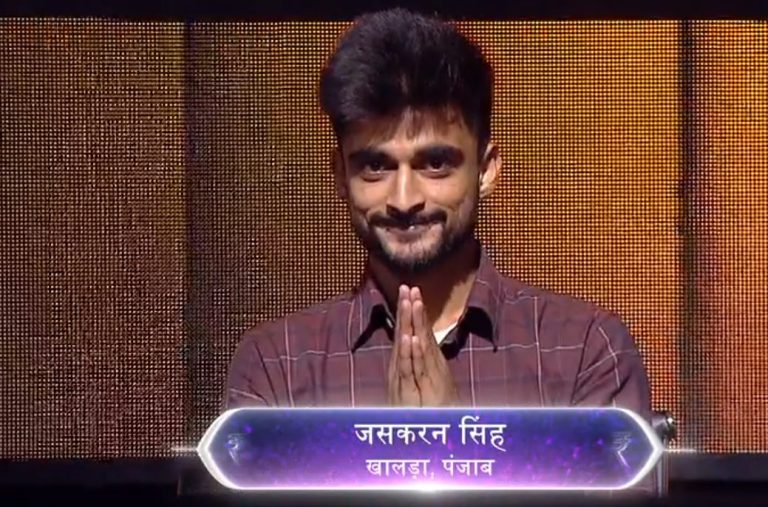 Jaskaran Singh from Pathankot Punjab is our season’s 19th contestant of the KBC15