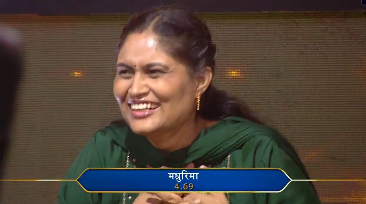 Madhurima is our season’s 27th contestant of the KBC15