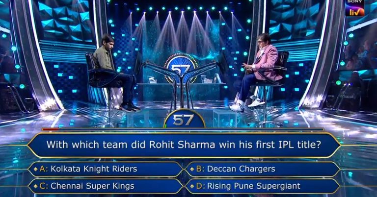 Ques : With which team did Rohit Sharma win his first IPL title?
