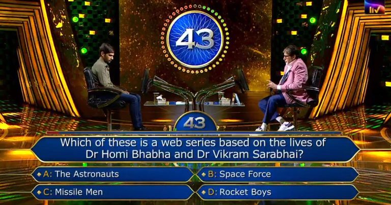 Ques : Which of these is a web series based on the lives of Dr Homi Bhabha and Dr Vikram Sarabhai?